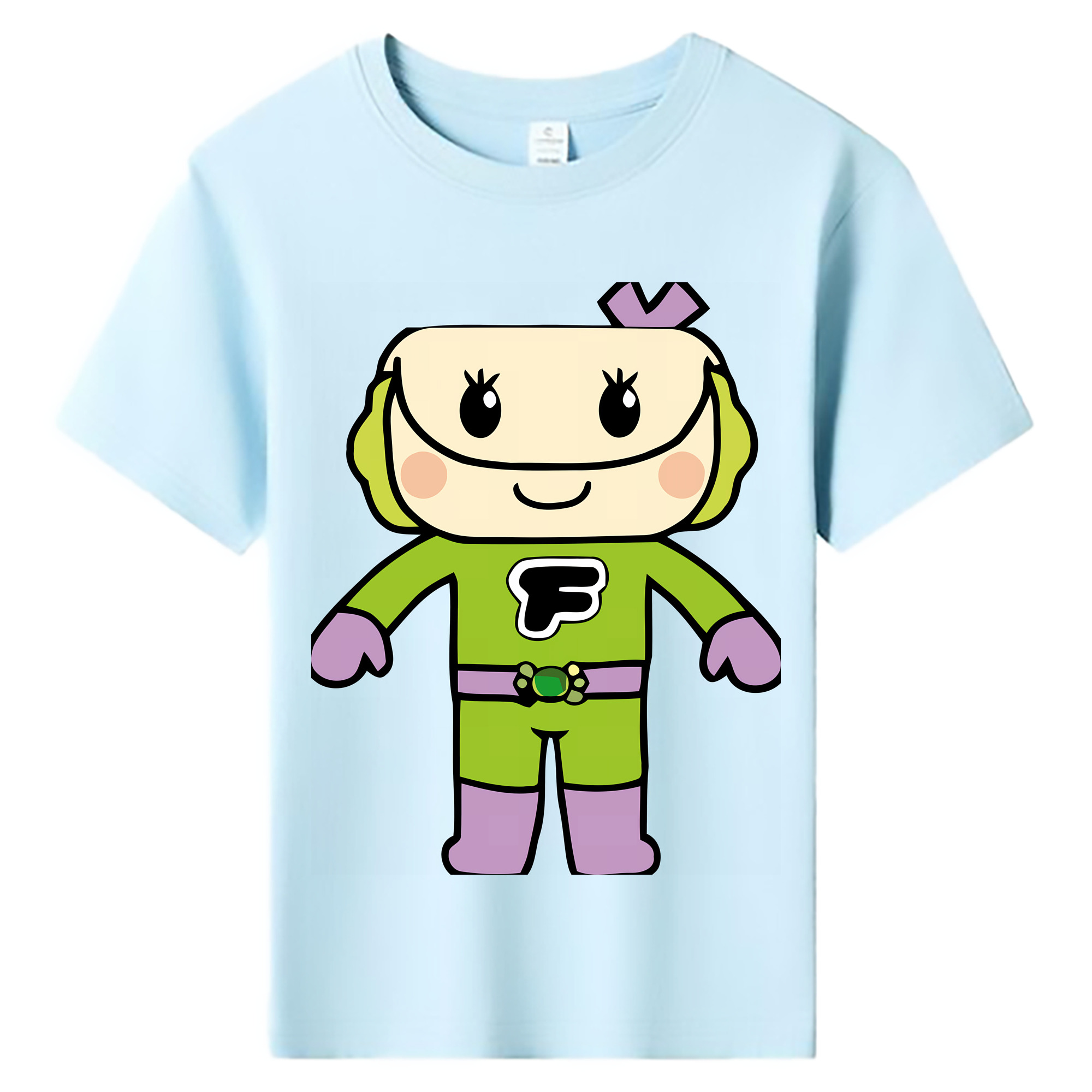 （画像用） アンパンマン Anpanman 綿100％キッズTシャツ（フロントプリント）